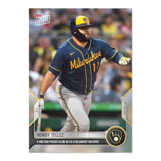 2022 Topps Now #446 Rowdy Tellez