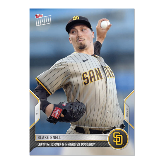 2022 Topps Now #449 Blake Snell