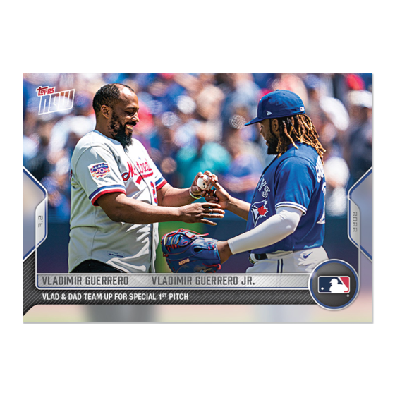 2022 Topps Now #451 Vladimir Guerrero/Vladimir Guerrero Jr