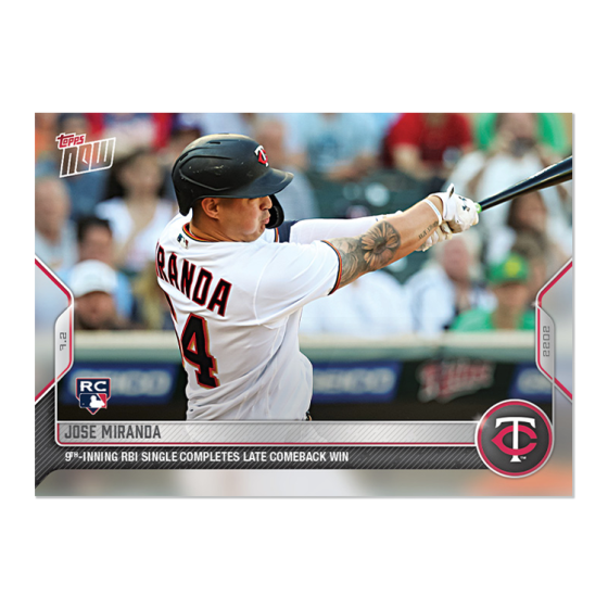 2022 Topps Now #454 Jose Miranda