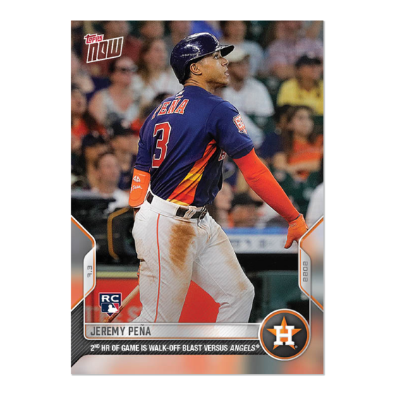 2022 Topps Now #460 Jeremy Peña