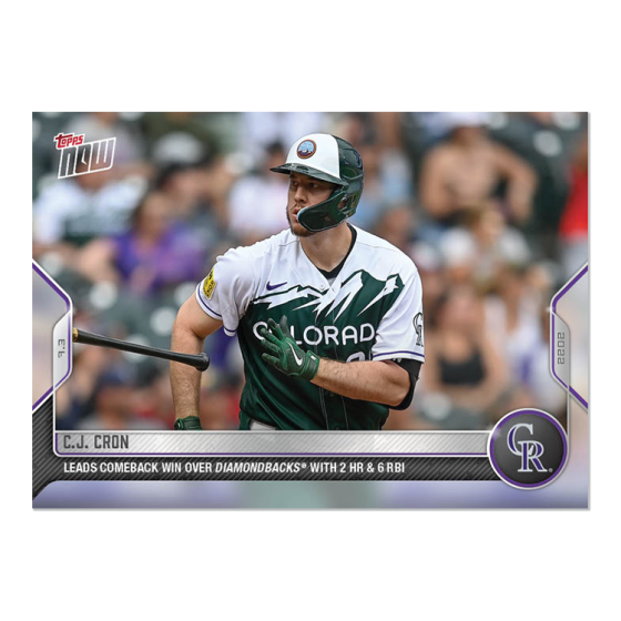 2022 Topps Now #462 C.J. Cron