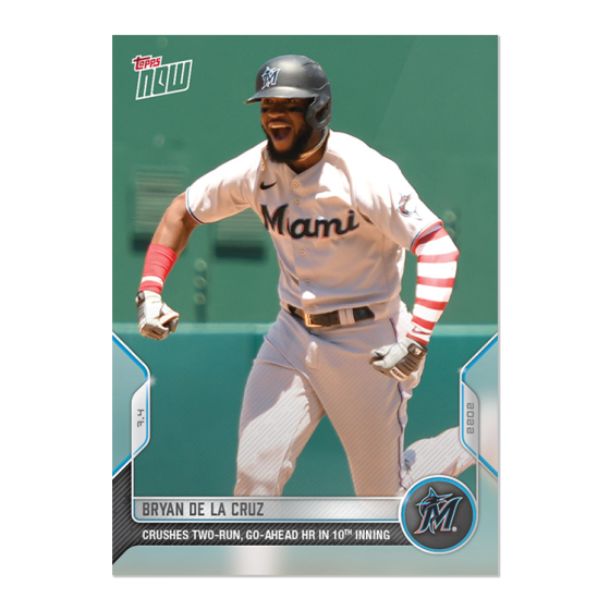 2022 Topps Now #464 Bryan De La Cruz