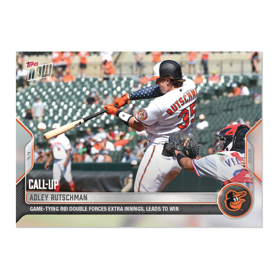 2022 Topps Now #465 Adley Rutschman