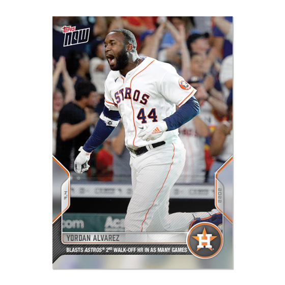 2022 Topps Now #466 Yordan Alvarez