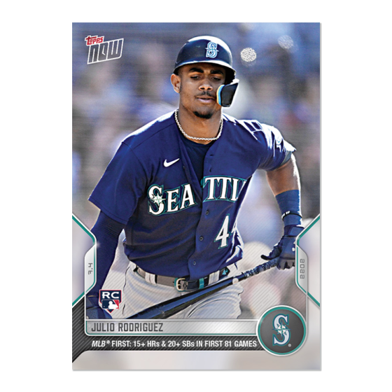 2022 Topps Now #469 Julio Rodriguez