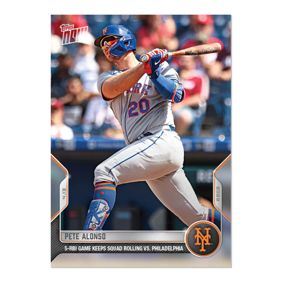 2022 Topps Now #47 Pete Alonso