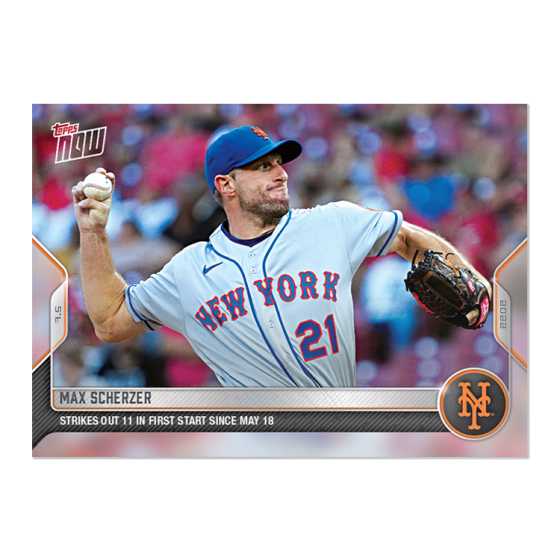 2022 Topps Now #471 Max Scherzer
