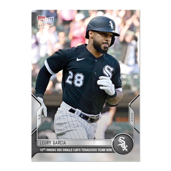 2022 Topps Now #476 Leury Garcia