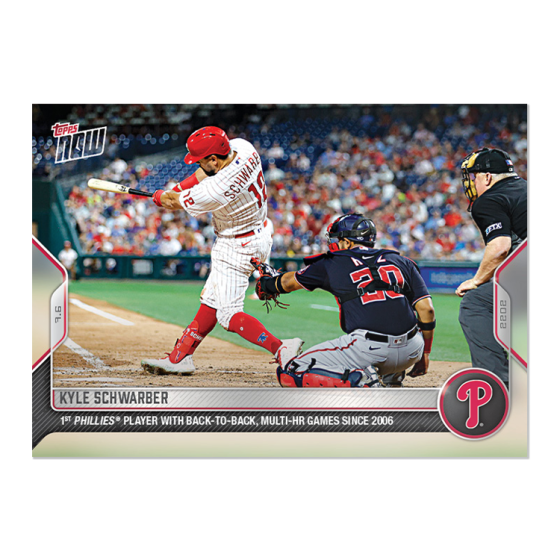 2022 Topps Now #479 Kyle Schwarber