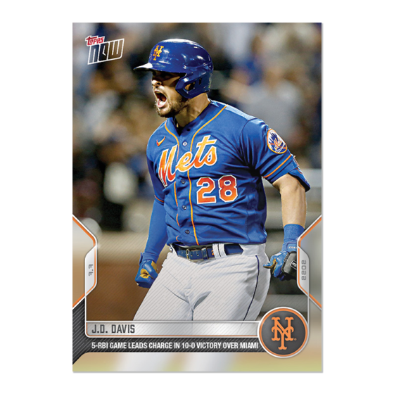2022 Topps Now #484 J.D. Davis