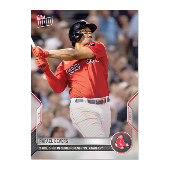 2022 Topps Now #485 Rafael Devers