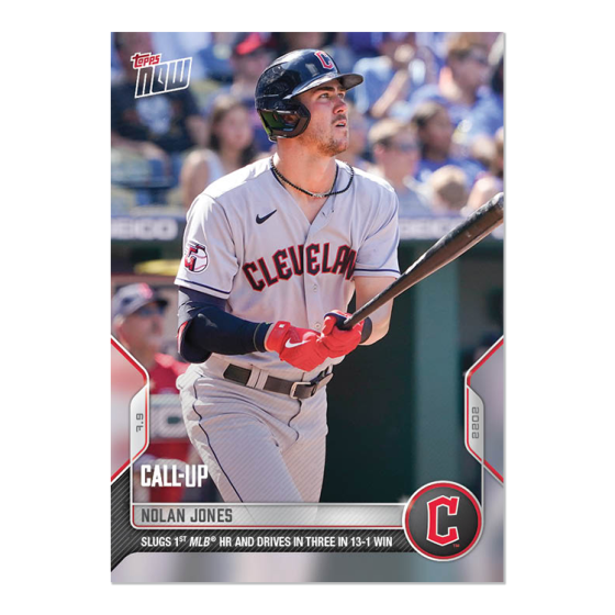 2022 Topps Now #498 Nolan Jones