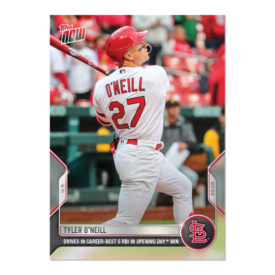 2022 Topps Now #5 Tyler O'Neill