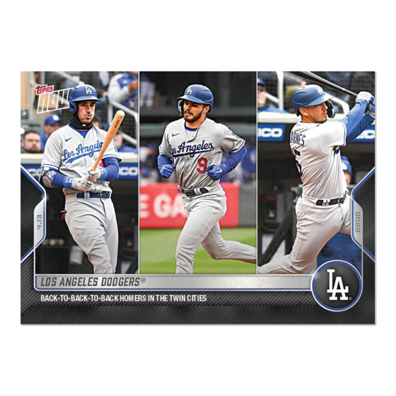2022 Topps Now #50 Los Angeles Dodgers