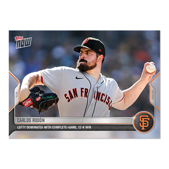2022 Topps Now #502 Carlos Rodón