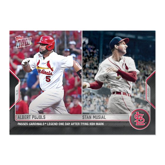 2022 Topps Now #512 Albert Pujols/Stan Musial