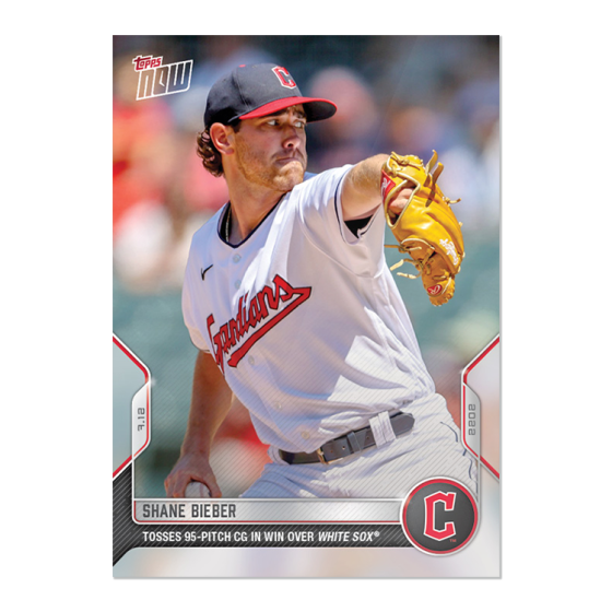 2022 Topps Now #515 Shane Bieber