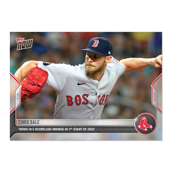 2022 Topps Now #518 Chris Sale