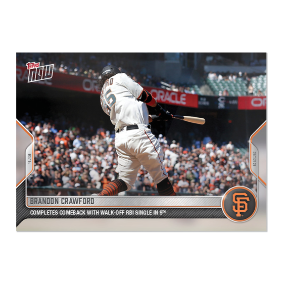 2022 Topps Now #523 Brandon Crawford
