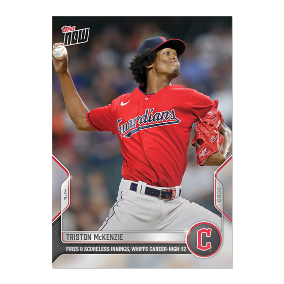 2022 Topps Now #529 Triston McKenzie
