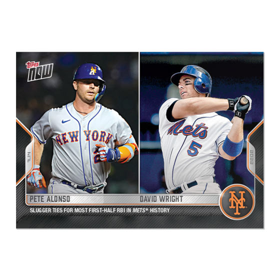 2022 Topps Now #531 Pete Alonso/David Wright