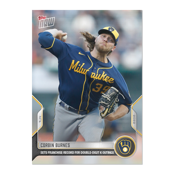 2022 Topps Now #532 Corbin Burnes