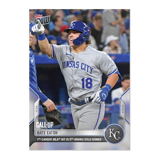 2022 Topps Now #533 Nate Eaton