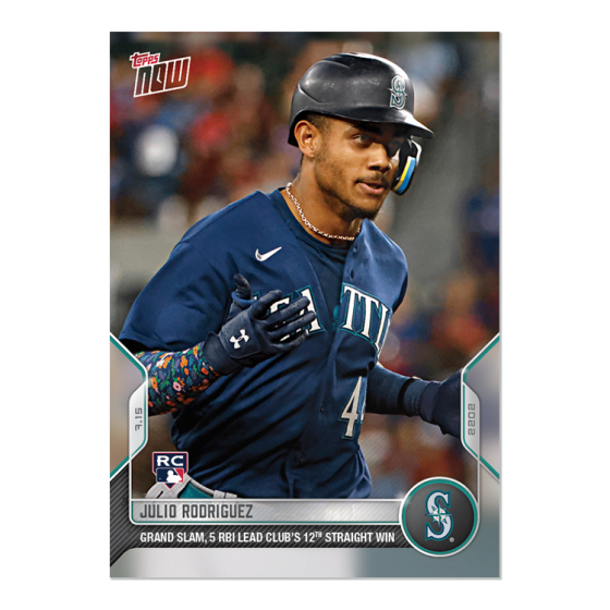 2022 Topps Now #535 Julio Rodríguez