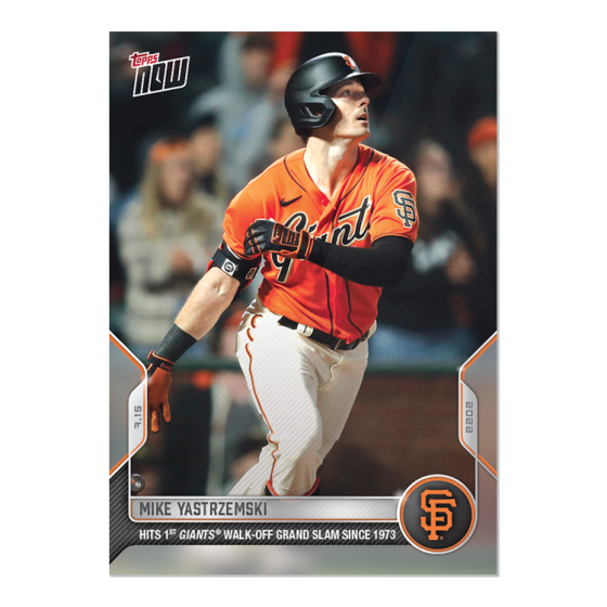 2022 Topps Now #537 Mike Yastrzemski