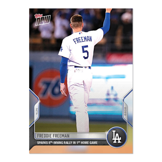 2022 Topps Now #54 Freddie Freeman