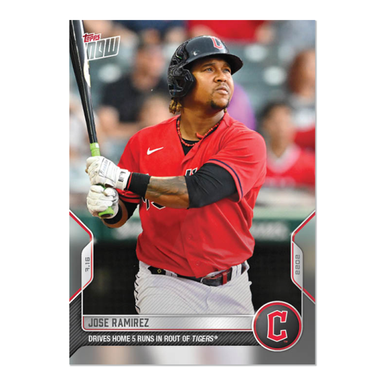 2022 Topps Now #543 José Ramírez