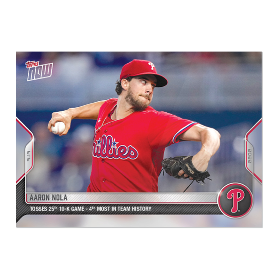2022 Topps Now #556 Aaron Nola