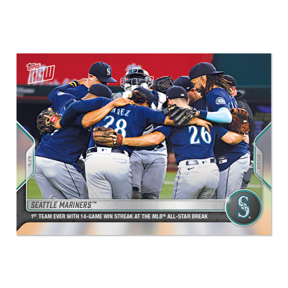 2022 Topps Now #558 Seattle Mariners