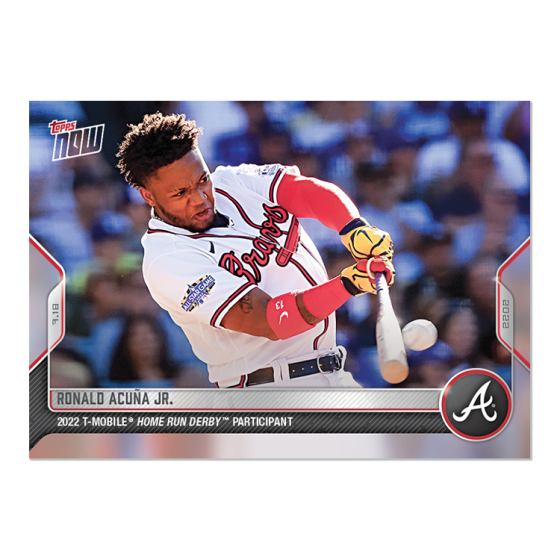 2022 Topps Now #560 Ronald Acuña Jr