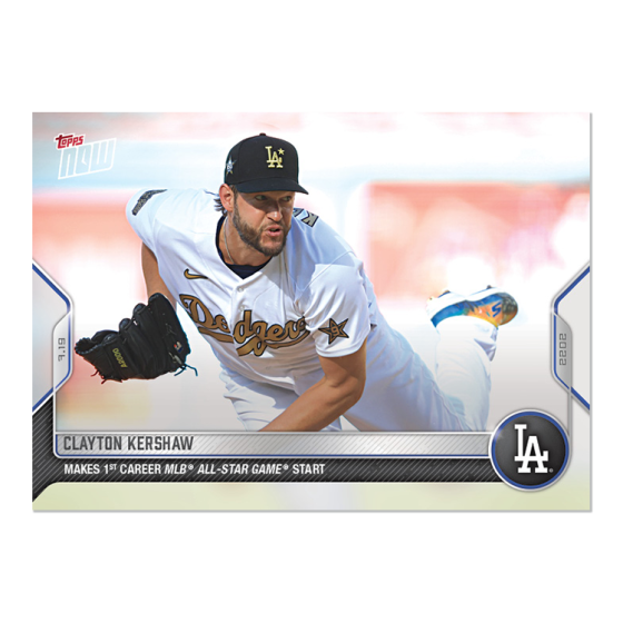 2022 Topps Now #570 Clayton Kershaw