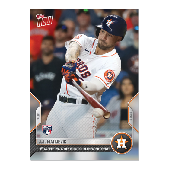 2022 Topps Now #576 J.J. Matijevic