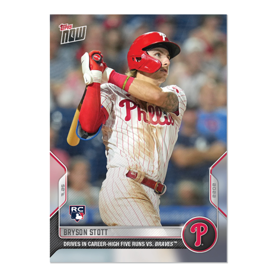 2022 Topps Now #595 Bryson Stott