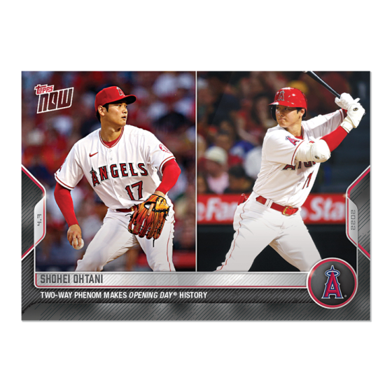 2022 Topps Now #6 Shohei Ohtani