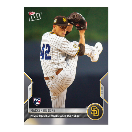2022 Topps Now #60 MacKenzie Gore