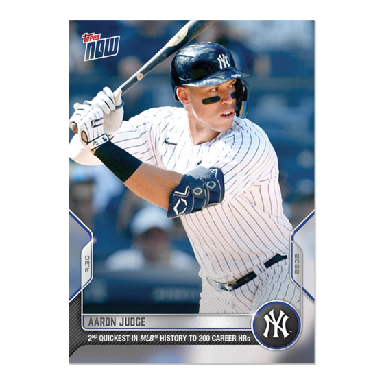 2022 Topps Now #616 Aaron Judge