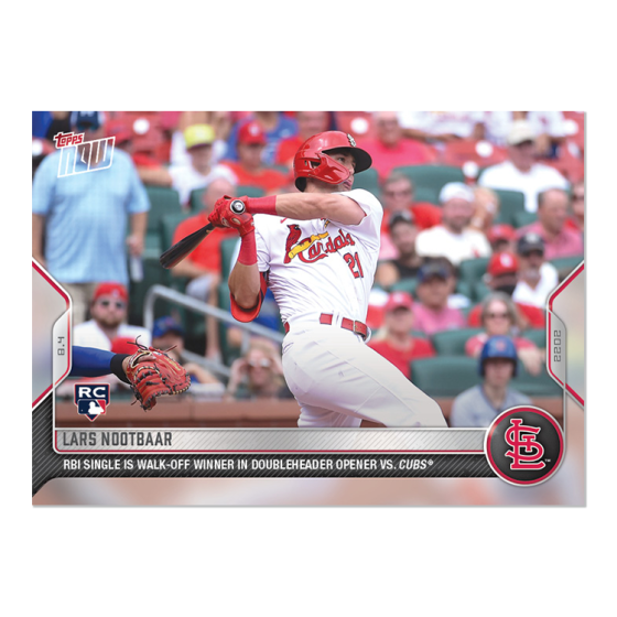 2022 Topps Now #654 Lars Nootbaar