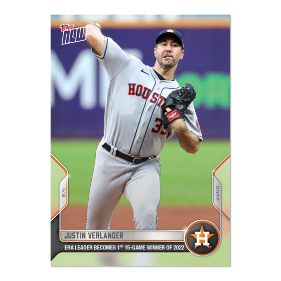 2022 Topps Now #656 Justin Verlander