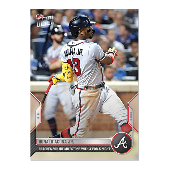 2022 Topps Now #659 Ronald Acuña Jr