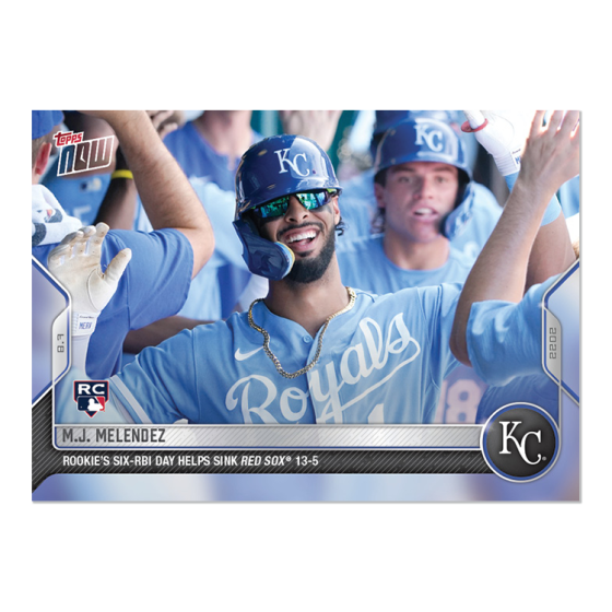 2022 Topps Now #670 M.J. Melendez