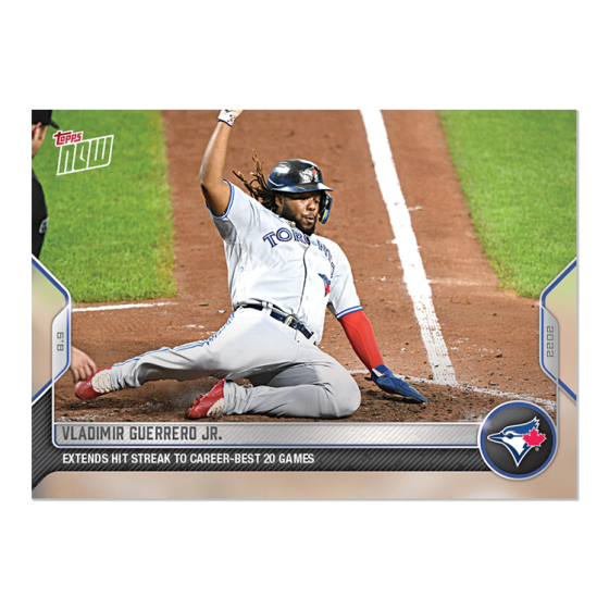 2022 Topps Now #672 Vladimir Guerrero Jr