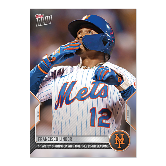 2022 Topps Now #674 Francisco Lindor