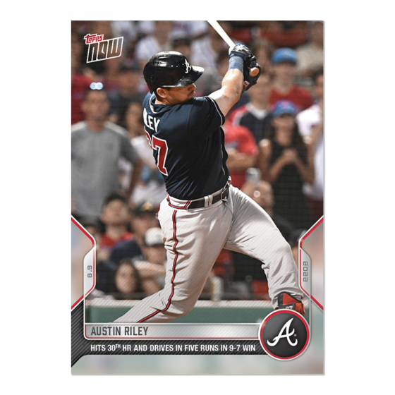 2022 Topps Now #675 Austin Riley