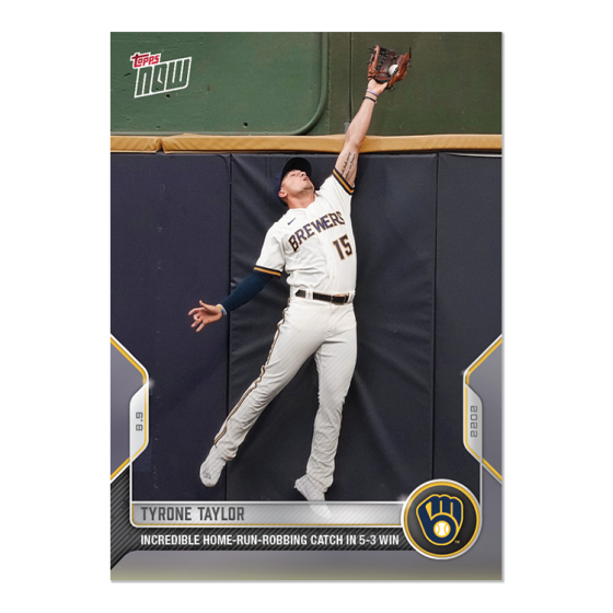2022 Topps Now #676 Tyrone Taylor