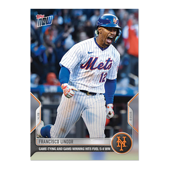 2022 Topps Now #69 Francisco Lindor